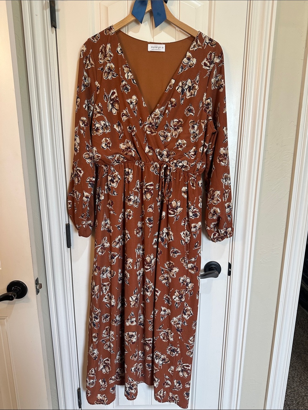 Kaileigh Floral Wrap Maxi Dress